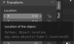 Python Tooltip